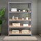 5 Tier Garage Storage Shelf Heavy Duty Steel Rack with Adjustable MDF Shelves for Home and Shop